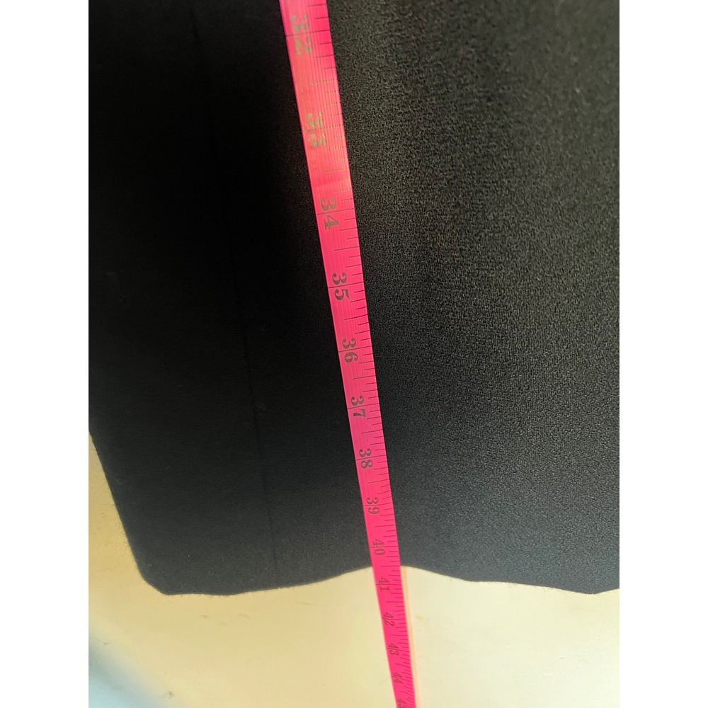 Mary McFadden Collection Nordstrom Couture Black Button Dress 10 Glam Luxury Vtg - Picture 8 of 12